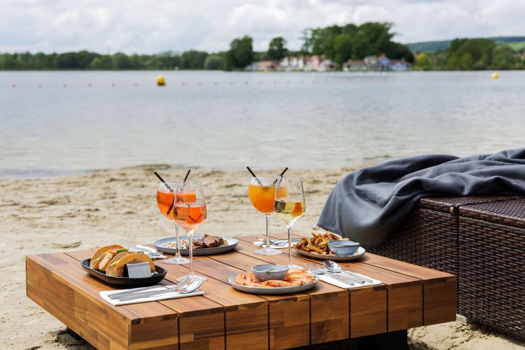 lac d'ailette strandbar en restaurant