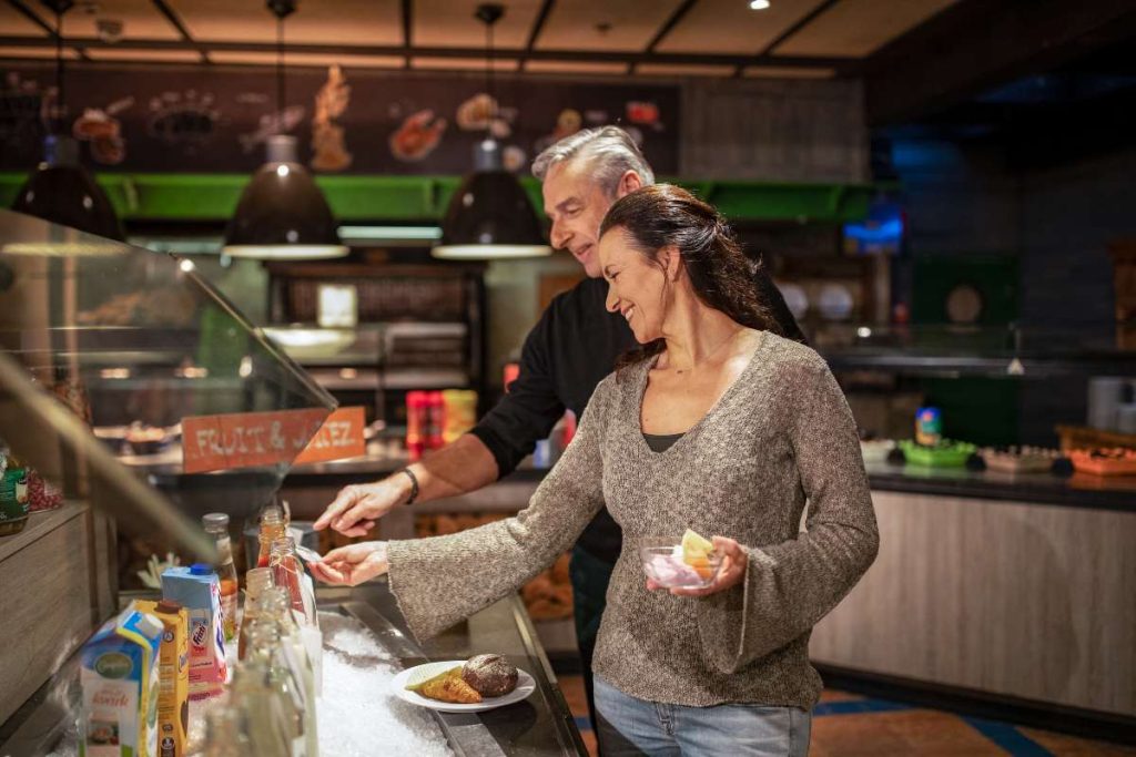 halfpension onbtijbuffet dinerbuffet centerparcs evergreenz