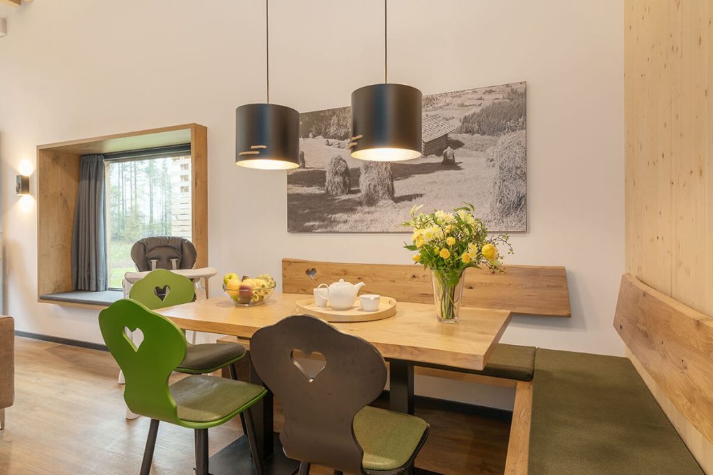 eettafel exclusive cottage park allgau