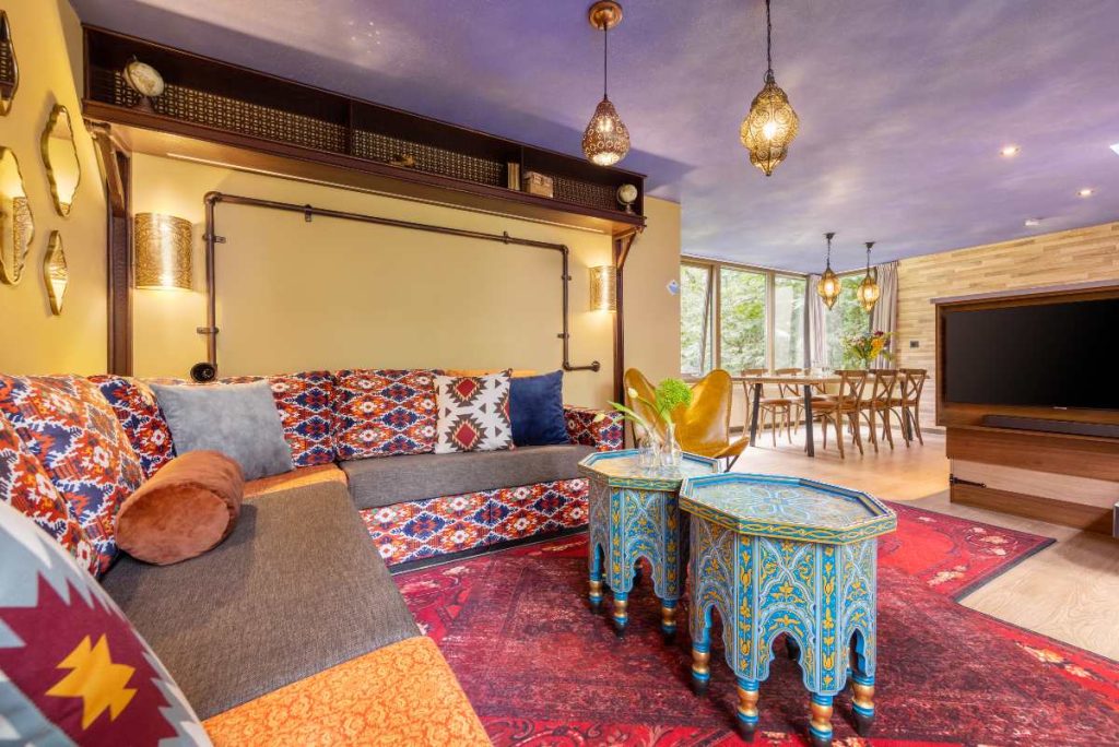 adventure cottage in center parcs woonkamer